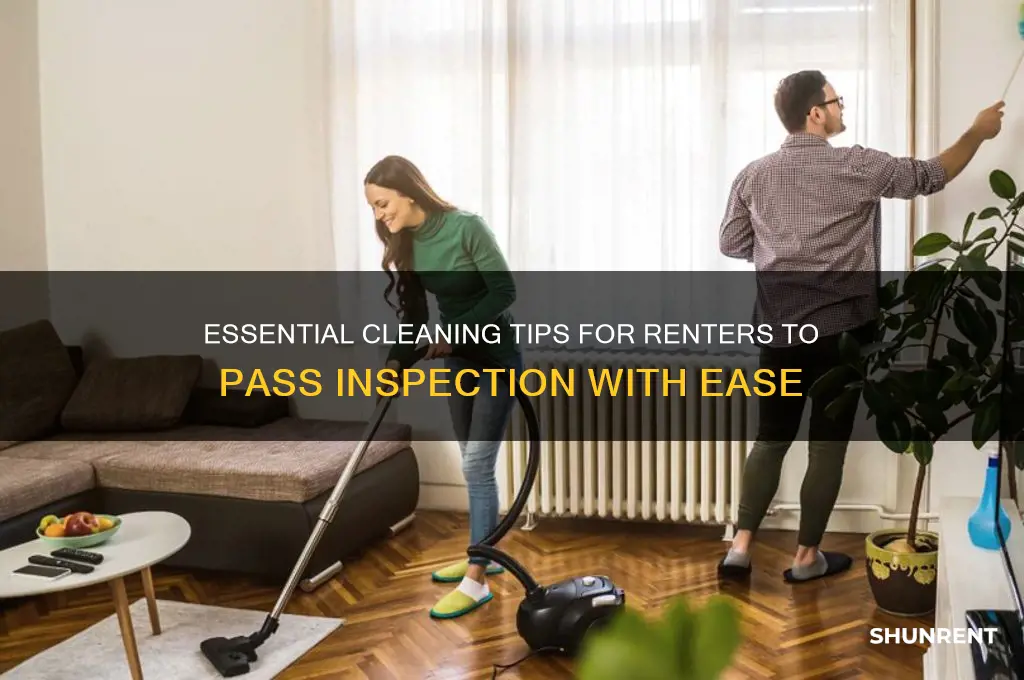 what type of cleaning is a renter required for inspections
