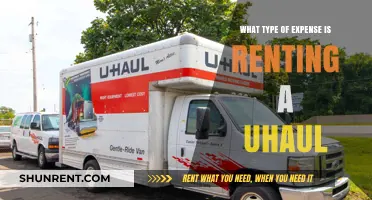 Is Renting a U-Haul a Fixed or Variable Expense?
