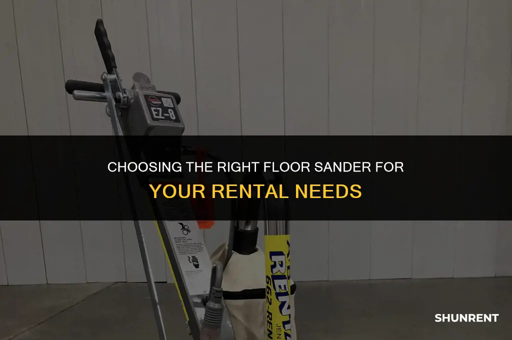 what type of floor sander to rent