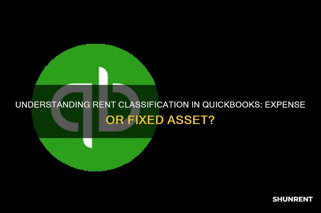 what type of item is rent in quickbooks
