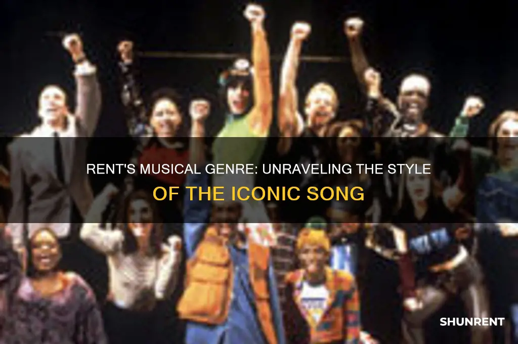 what type of musical song is rent from rent
