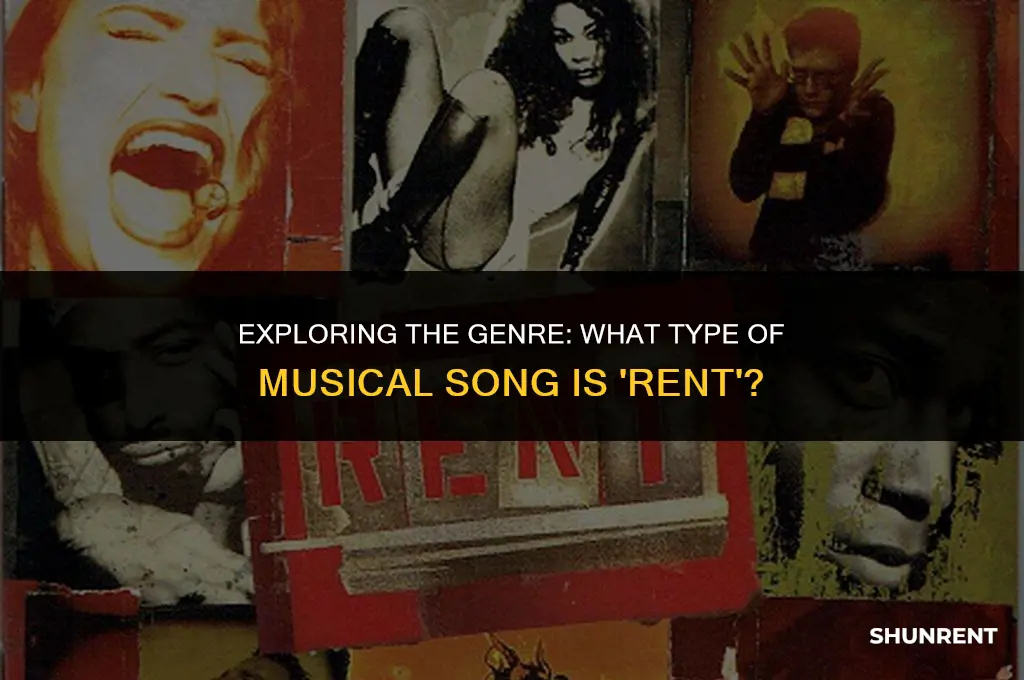 what type of musical song is rent