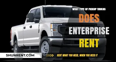 Enterprise's Pickup Truck Rental Options: Types and Features Explained