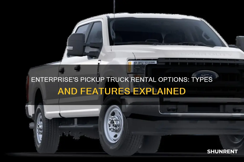 what type of pickup trucks does enterprise rent