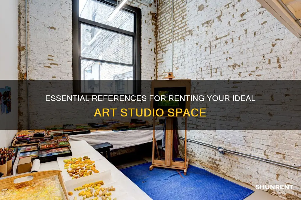 what type of references for renting a art studio
