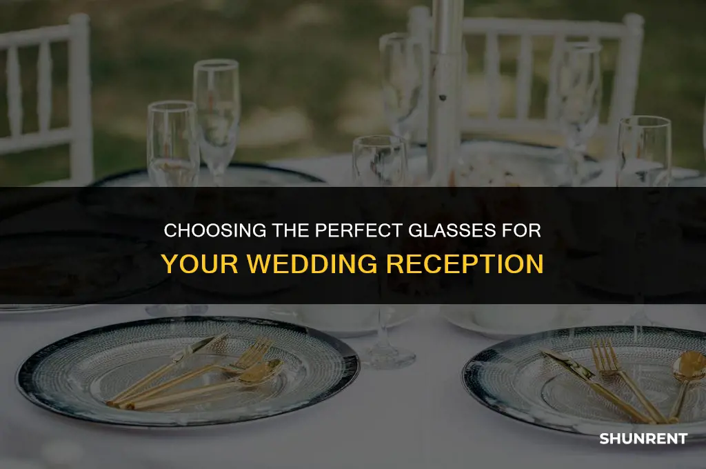 what types of glasses to rent wedding