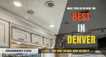 Top RV Rentals in Denver: Best Types for Maximum Returns
