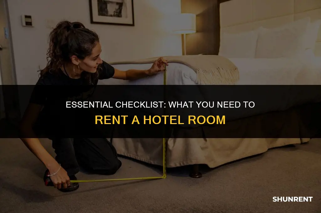 what u need to rent a hotel