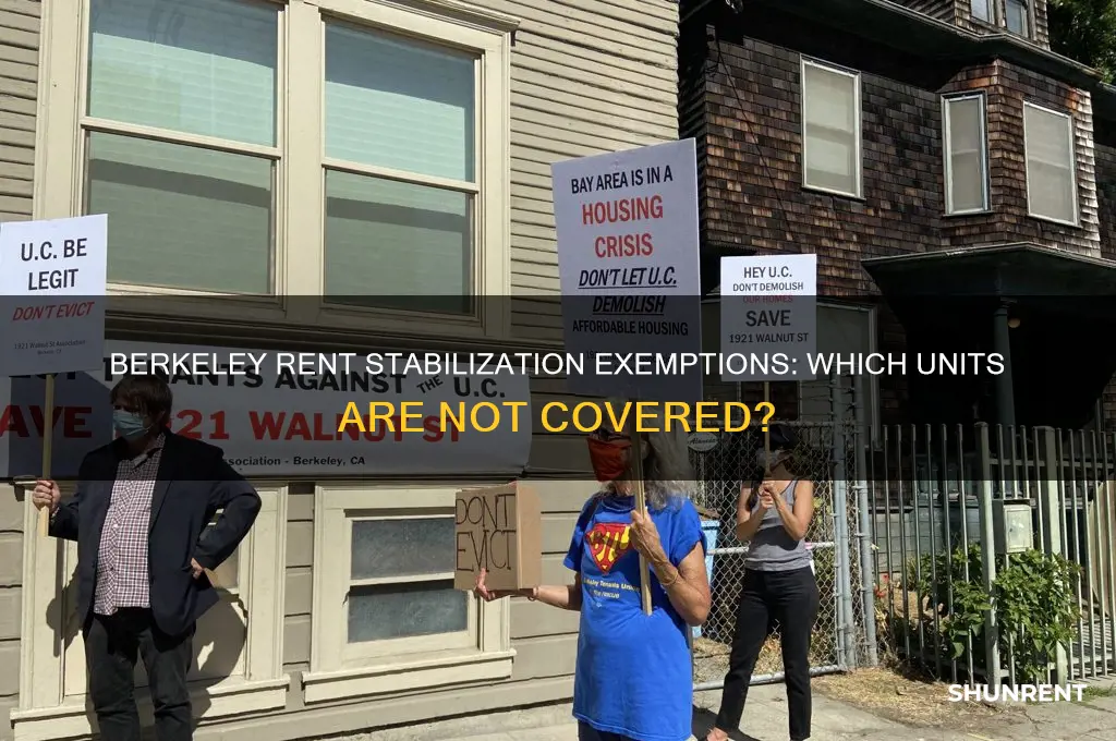 what units are exempt from berkeley rent stabilization