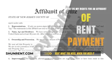 Understanding Your Legal Rights with an Affidavit of Rent Payment