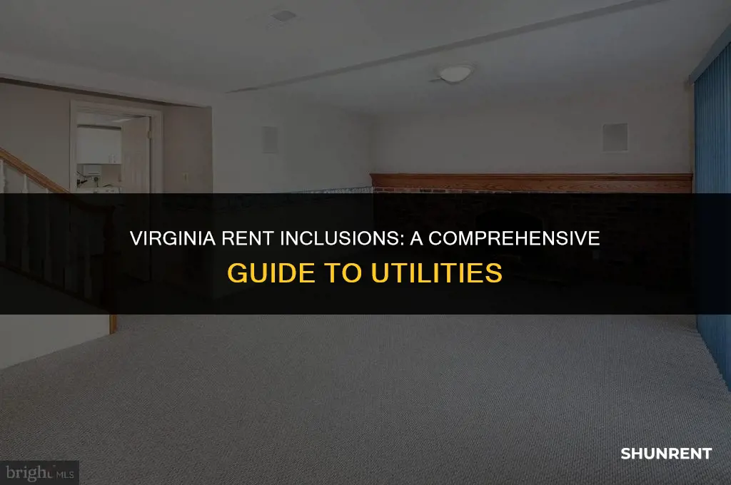 what utilities are included in virginia rent