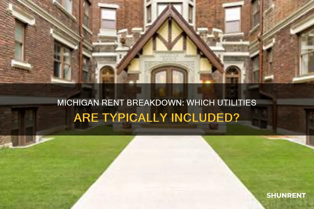 what utilities are usually included in rent in michigan