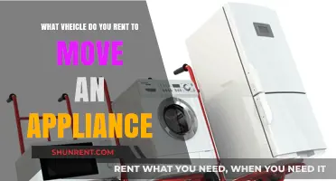 Choosing the Right Rental Vehicle for Moving Appliances Safely and Efficiently