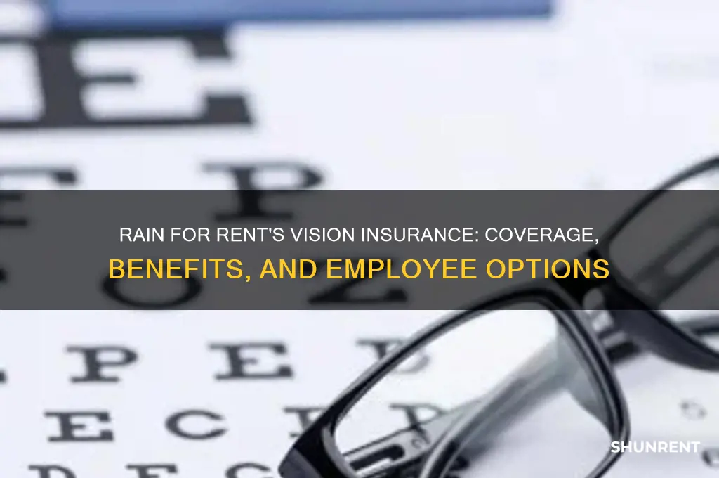 what vision insurance does rain for rent use