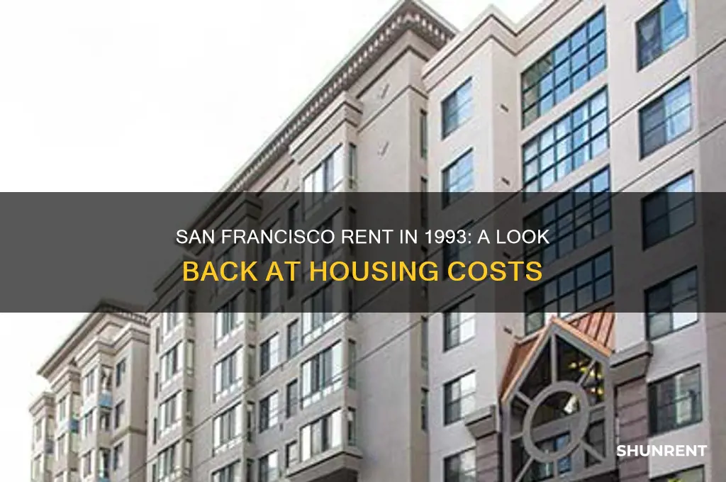 what was rent in san fransisco back in 1993