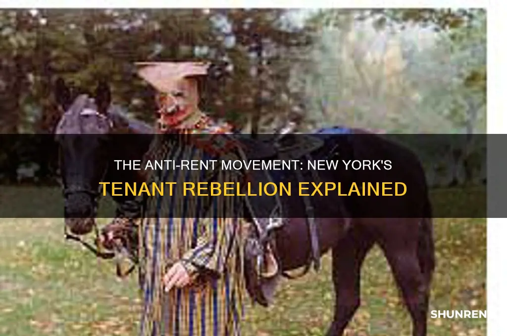 what was the anti rent movement in new york state