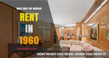 Exploring the Past: What Was the Average Rent in 1960?