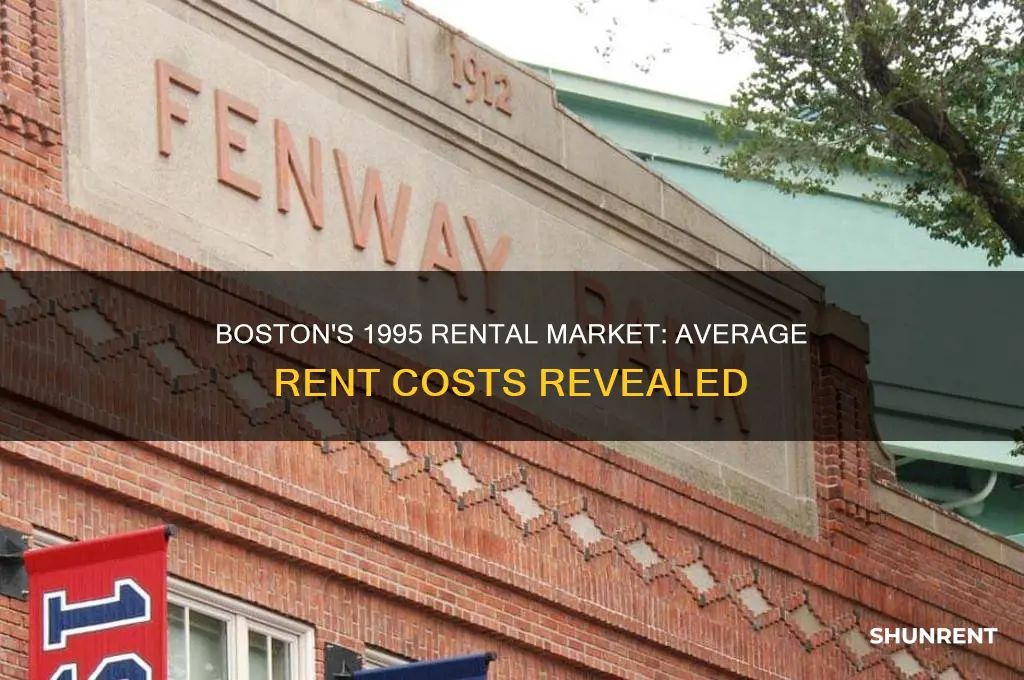 what was the average rent in boston in 1995