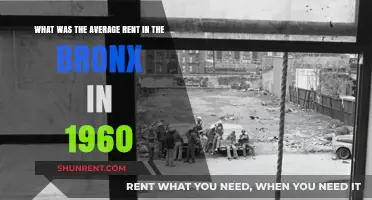 Exploring 1960s Bronx: Average Rent Costs Revealed