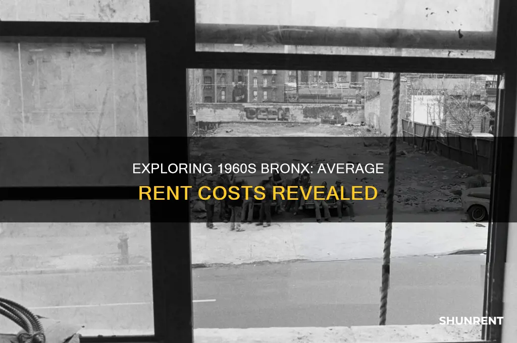 what was the average rent in the bronx in 1960