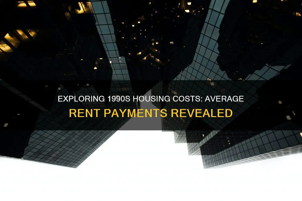 what was the average rent payment in 1990