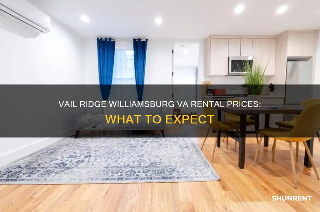 what would 840 vail ridge in williamsburg va rent for