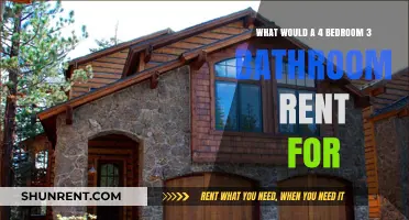How Much to Rent a 4-Bedroom, 3-Bathroom Home?