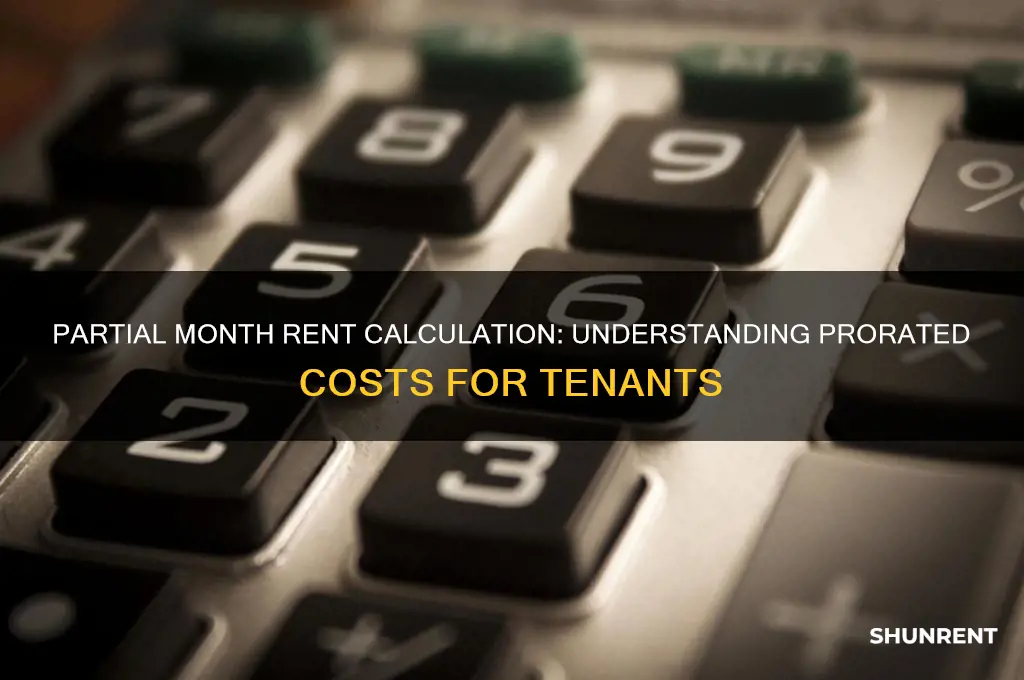 what would be rent for a parital month