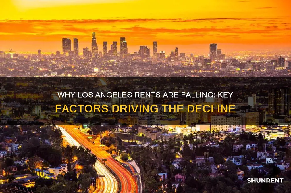 what would cause rent to drop los angeles