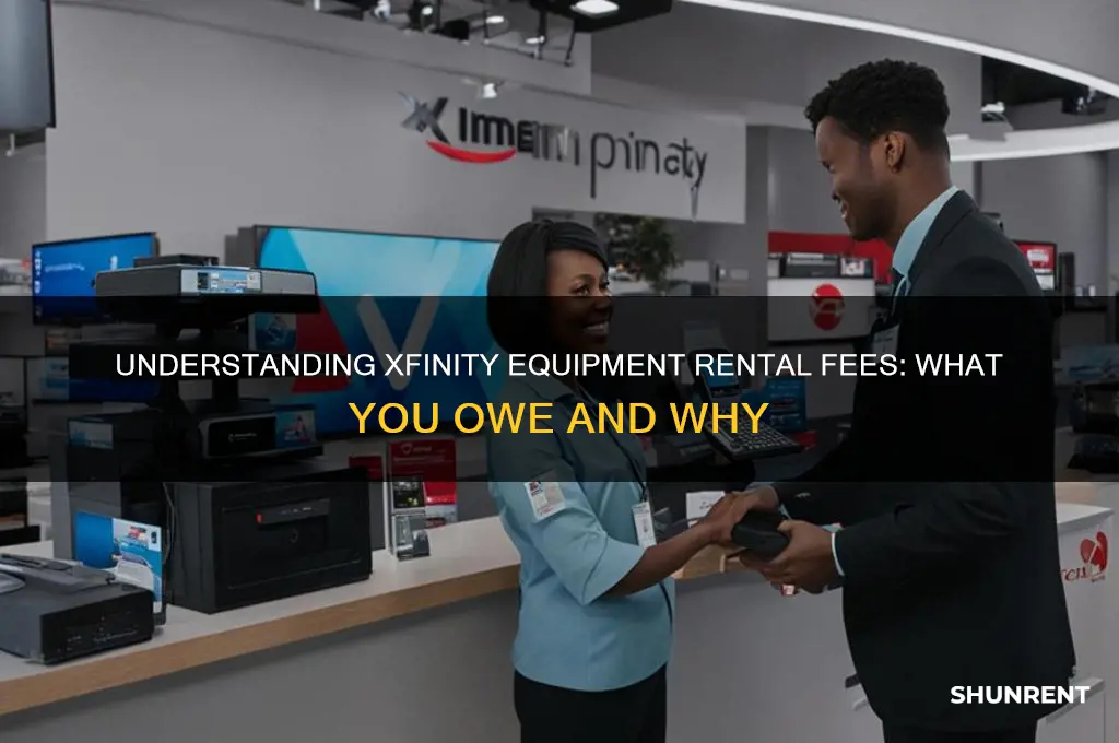 what xfinity equipment to i owe for renting