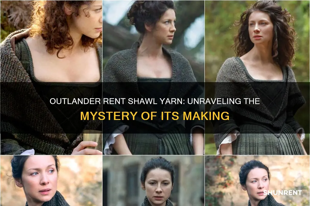 what yarn was used to make the outlander rent shawl