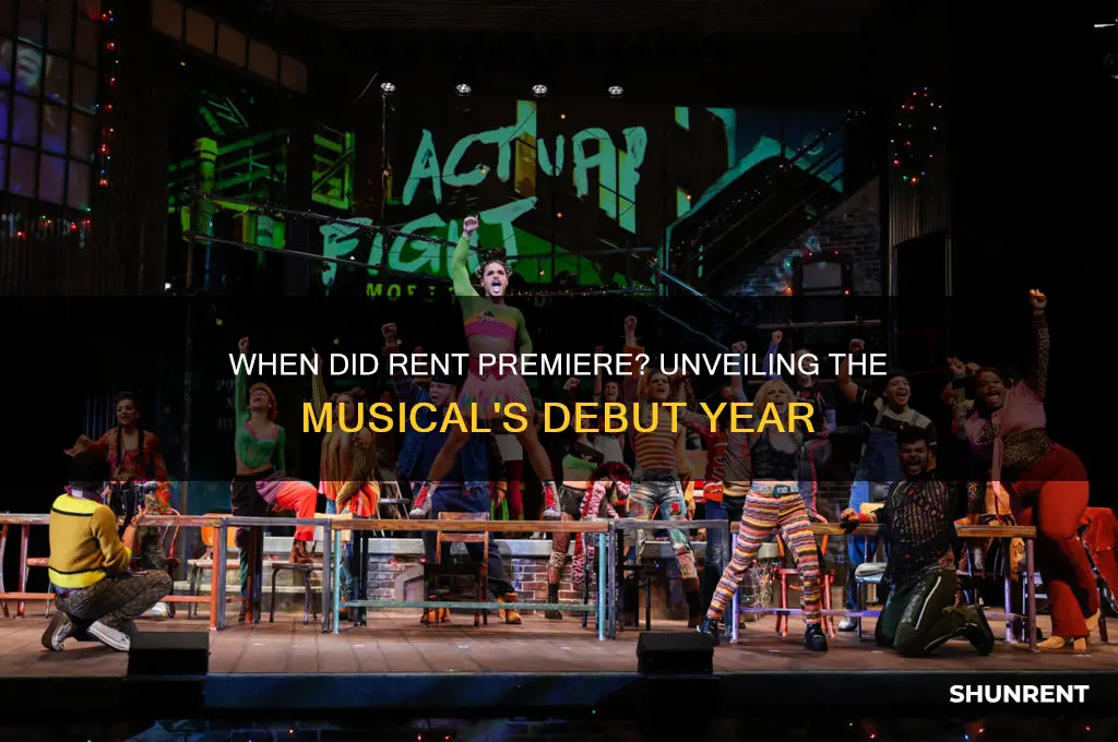 what year did the play rent come out