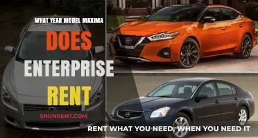 Which Model Year Maxima Does Enterprise Rent: A Comprehensive Guide