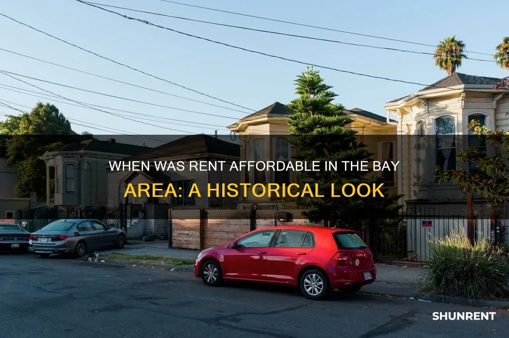 what year was rent cheap in the bay area