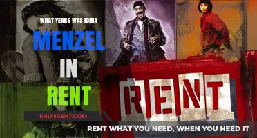 Idina Menzel's Iconic Run in Rent: A Timeline of Her Performance