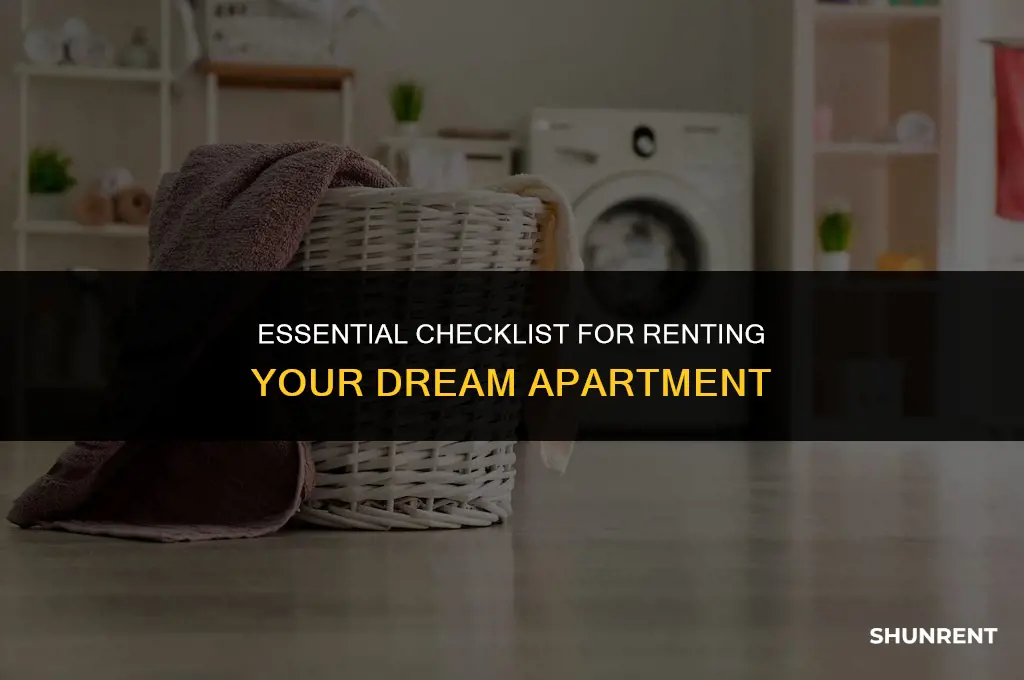 what yot need when renting an apt