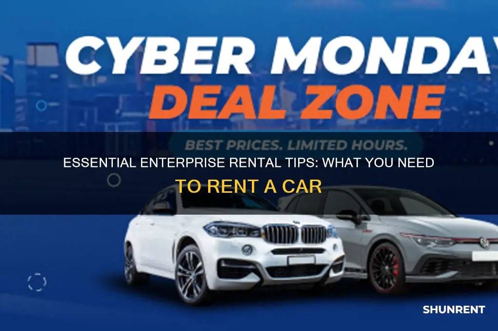 what you need to rent from enterprise