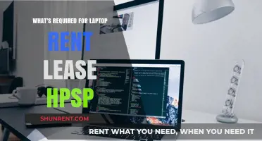 Essential Requirements for Laptop Rent Lease Under HPSP Program