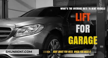 Average Vehicle Lift Rental Rates for Garage Use: What to Expect