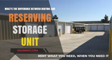 Renting vs. Reserving Storage Units: Key Differences Explained