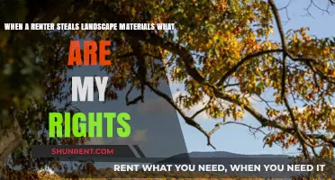 Renter Stole Landscape Materials? Know Your Rights as a Landlord
