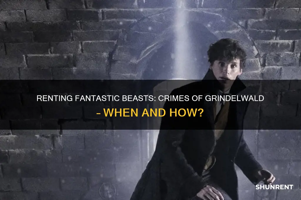 when able to rent fantastic beasts crimes of grindlewald
