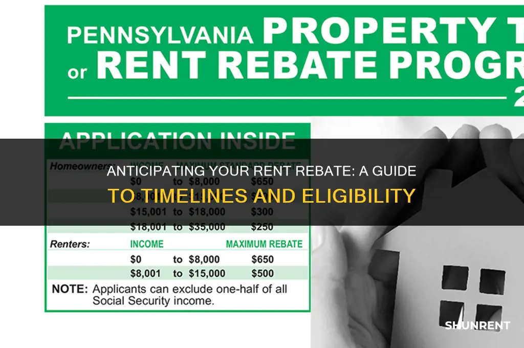 when are rent rebates being sent out