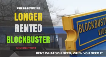 The Decline of Betamax: When Rentals Became a Thing of the Past
