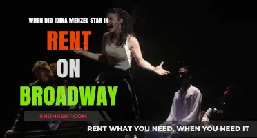 Idina Menzel's Broadway Breakthrough: When She Starred in Rent