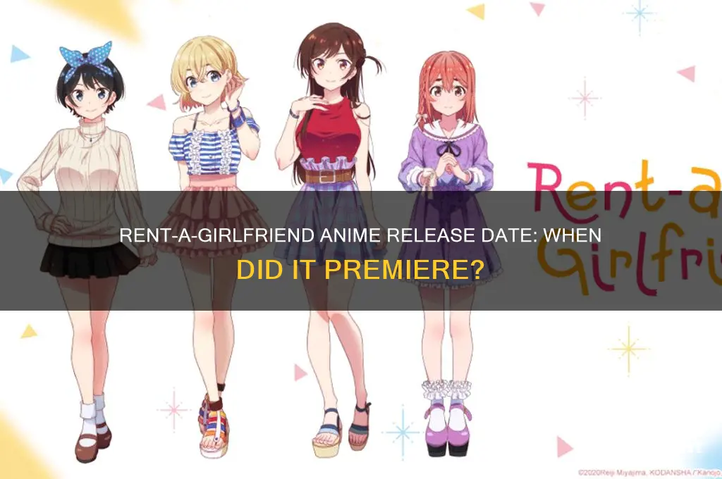 when did rent a girlfriend anime come out