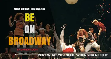 Rent the Musical's Broadway Debut: A Historic Journey