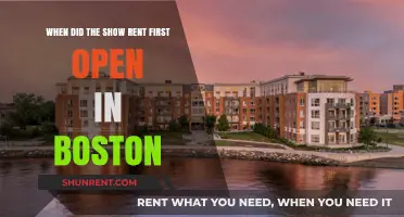 Rent's Boston Debut: A Look Back at the Show's First Opening