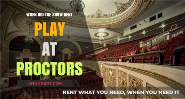 Rent's Historic Run at Proctors: A Musical Journey in Schenectady