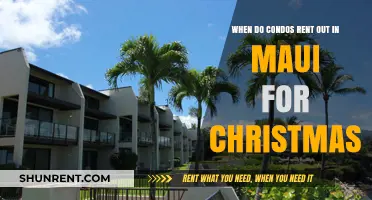 Maui Condo Christmas Rentals: Best Timing for Holiday Stays